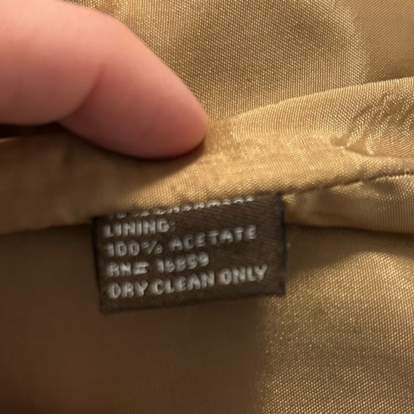 J Mclaughlin Wool Stripe Skirt size 6 Black and Tan - Picture 5 of 6